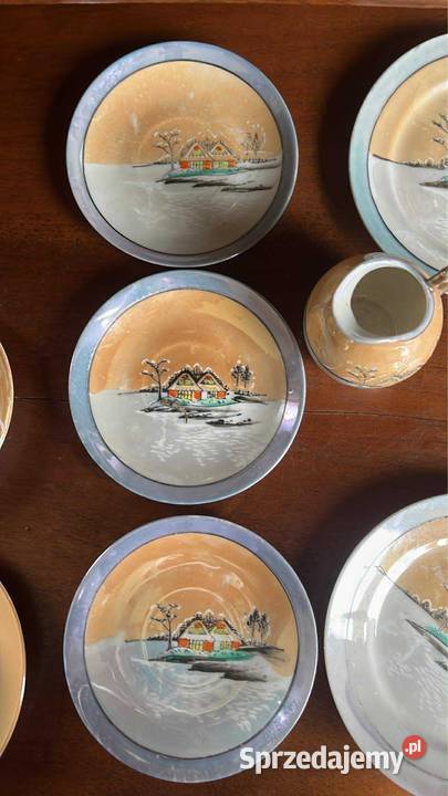 Spodek Opalizowana porcelana Japońska Gdańsk