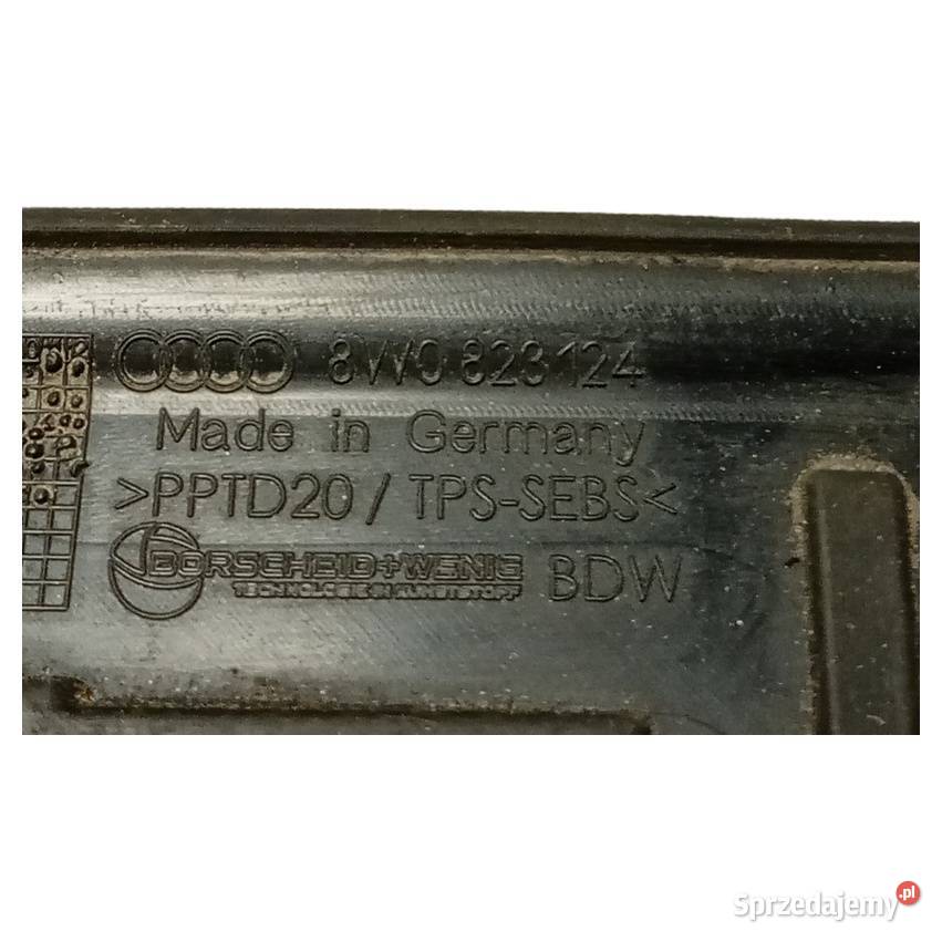 Uszczelka maski przód Audi A4 B9 8W0823124 Motoryzacja