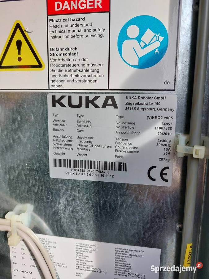 Robot przemysłowy KUKA KR30 szafa KRC2 ED05 Biznes i Przemysł lubuskie