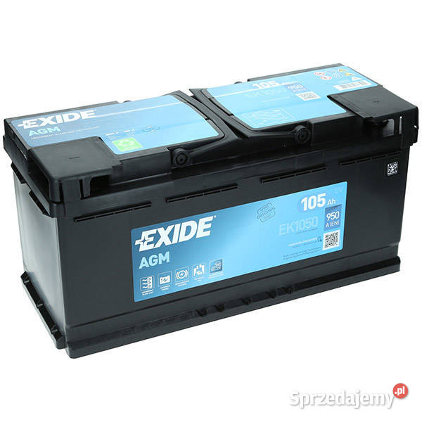 Akumulator Exide AGM 12V 105Ah 950A P L6 EK1050 Jelcz-Laskowice