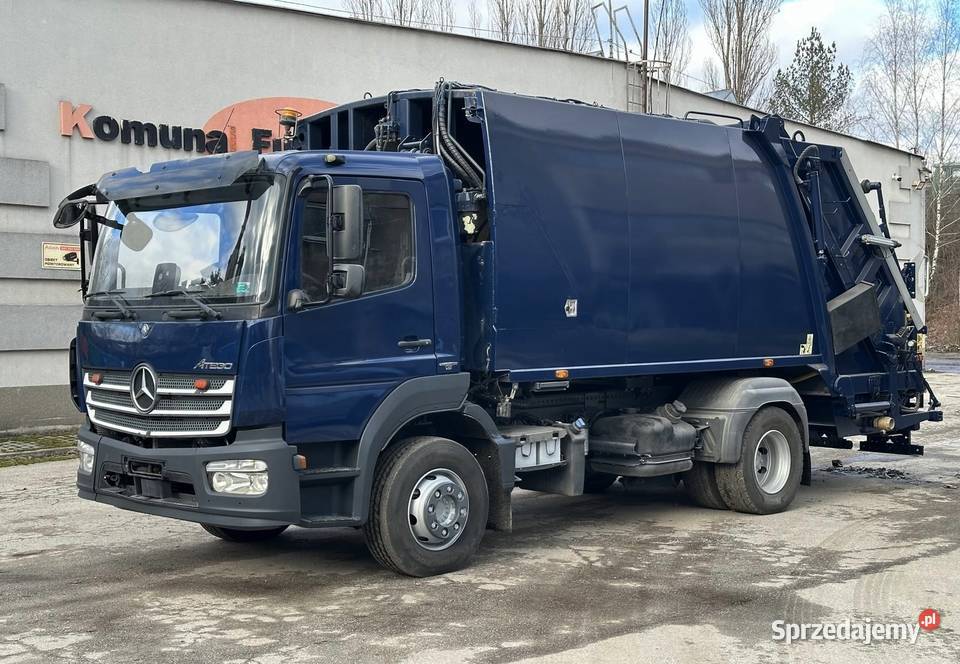 Mercedes Atego 1524 śmieciarka dwie komory NTM sprzedam