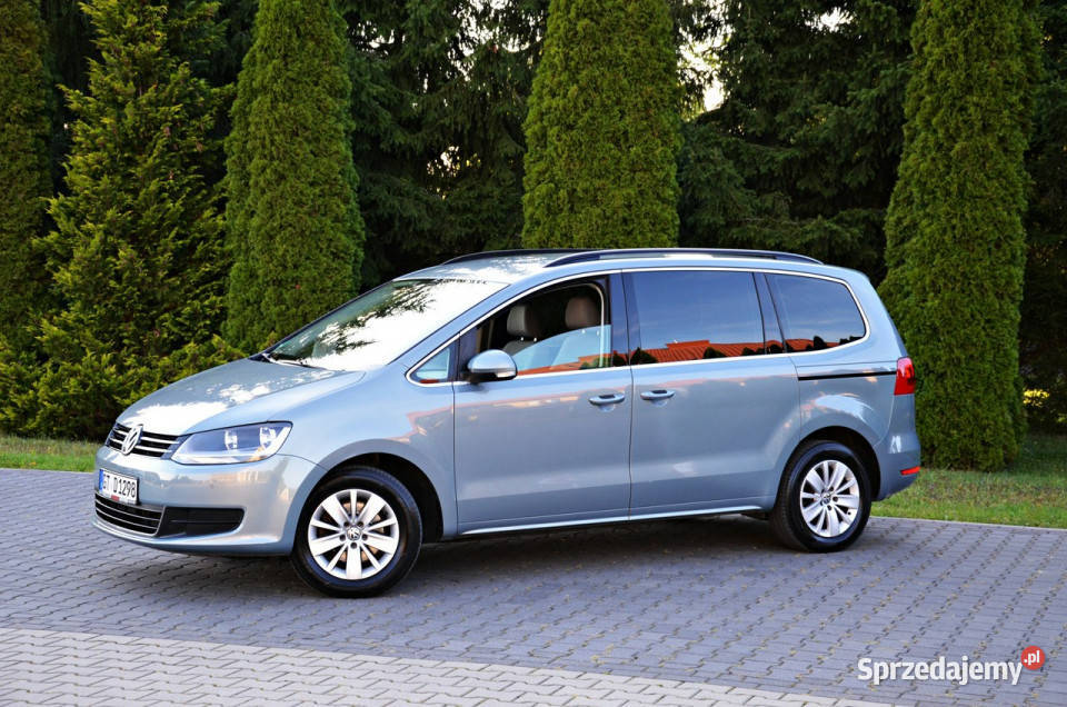 Volkswagen Sharan 20 TDI 140 DSG Super Stan Auto wspomaganie kierownicy Ostrów Mazowiecka