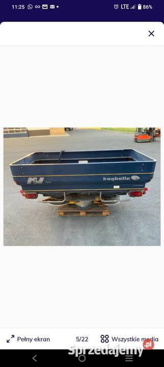 Rozsiewacz nawozów Bogballe M2W base lubelskie Rybczewice Drugie