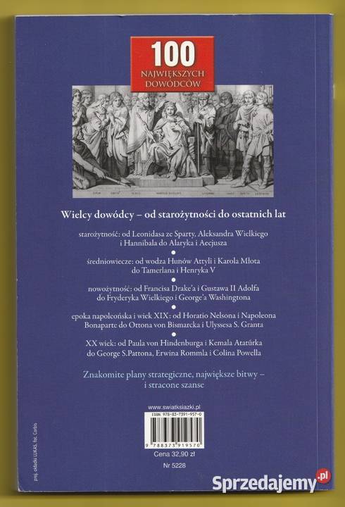100 NAJWIĘKSZYCH DOWÓDCÓW NIGEL CAWTHORNE 2004 łódzkie Łódź