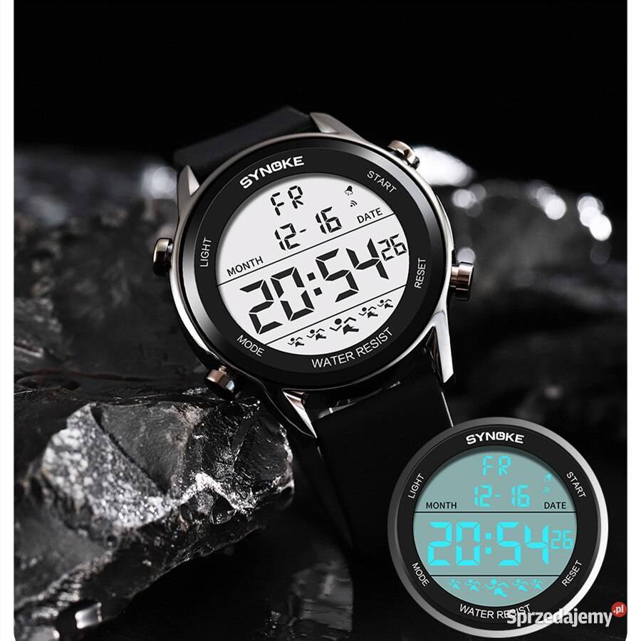 Zegarek sportowy elektroniczny LED Synoke Zegarki i Biżuteria Gorzów Wielkopolski sprzedam