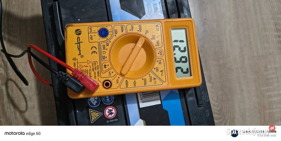 Akumulator samochodowy zachodniopomorskie Sławoborze sprzedam