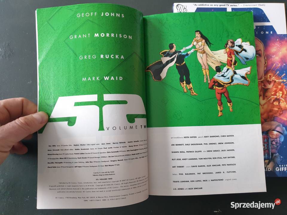 52 Fifty Two volume 1 2 oryginalne komiksy DC