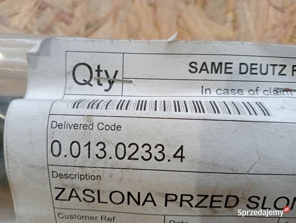 roleta przeciwsłoneczna DeutzFahr Agrotron K R6