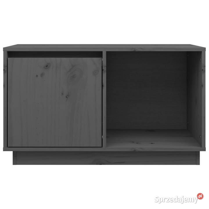 Szafka pod telewizor szara 74x35x44 lite drewno Warszawa