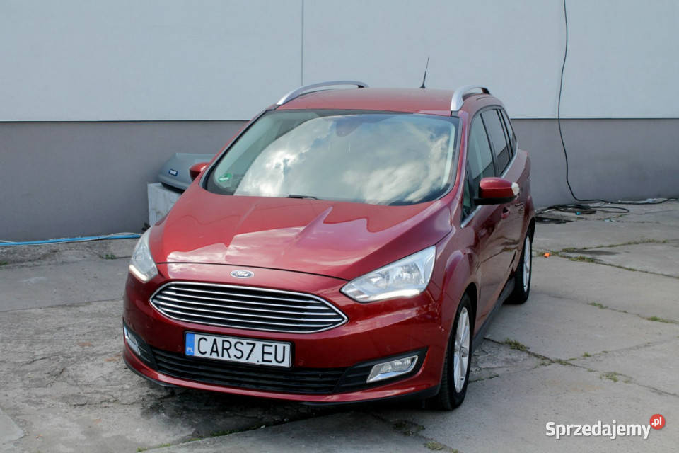 Ford Grand C Benzyna park assist nawigacja elektryczne lusterka Szczecin