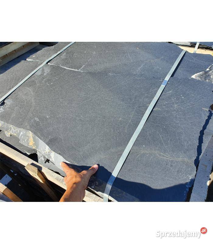 CZARNY ŁUPEK NATURALNY Kamień na Taras Schody Warszawa