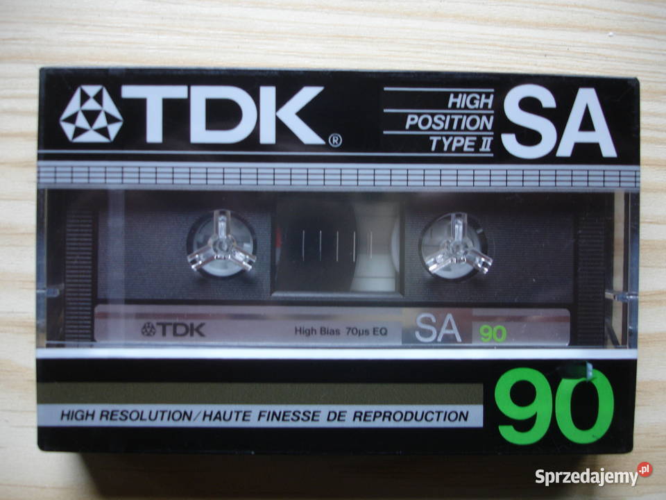 Kaseta magnetofonowa TDK SA90 nowa Zielona Góra