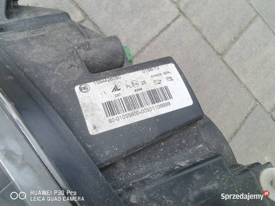 Lampa Fiat Ducato 2016 lubuskie Gorzów Wielkopolski