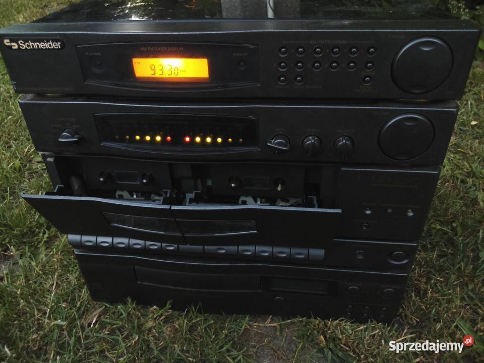 Wieża Schneider Midi 2290LS FM CD kasety Tuszkowo sprzedam