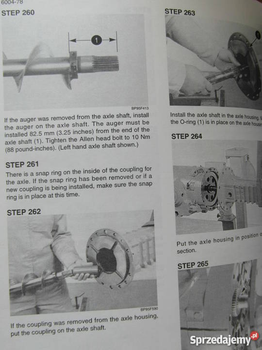 INSTRUKCJA NAPRAW CASE 580SK i inne Szczecin