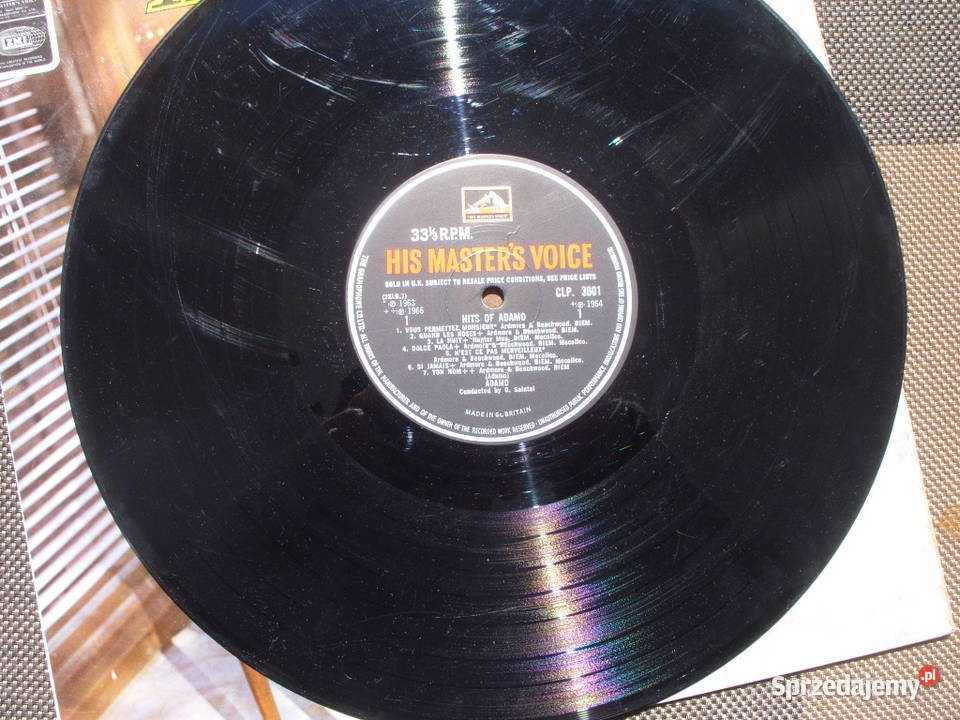 Winyl LP THE HITS OF ADAMOHIS MASTERS VOICE Wołów