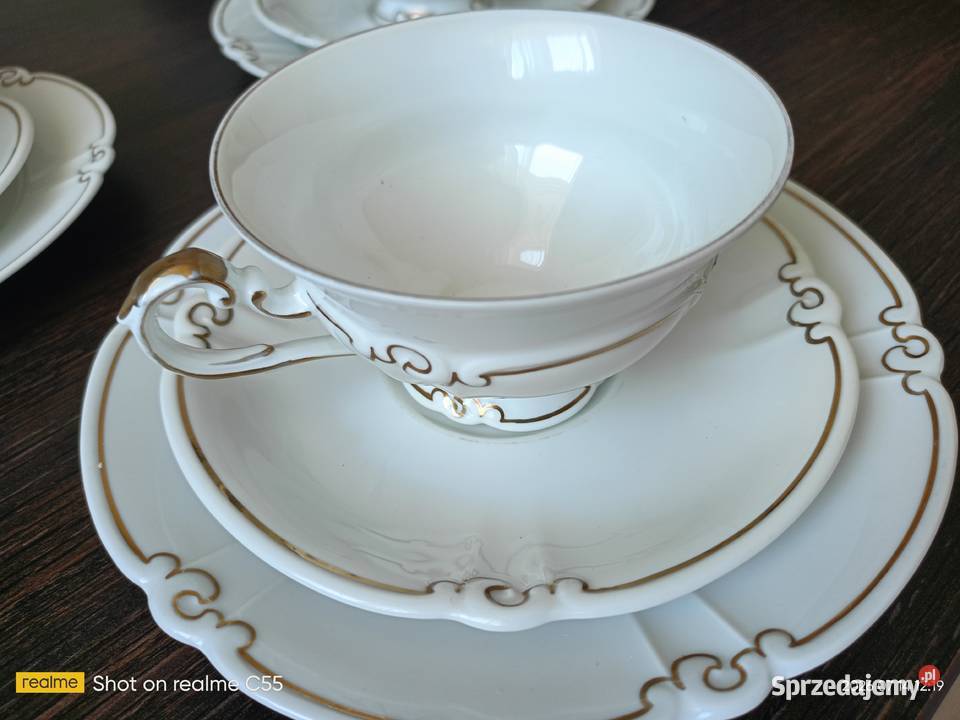Szlachetna porcelana z lat 30 Jubileuszowa Drezdenko
