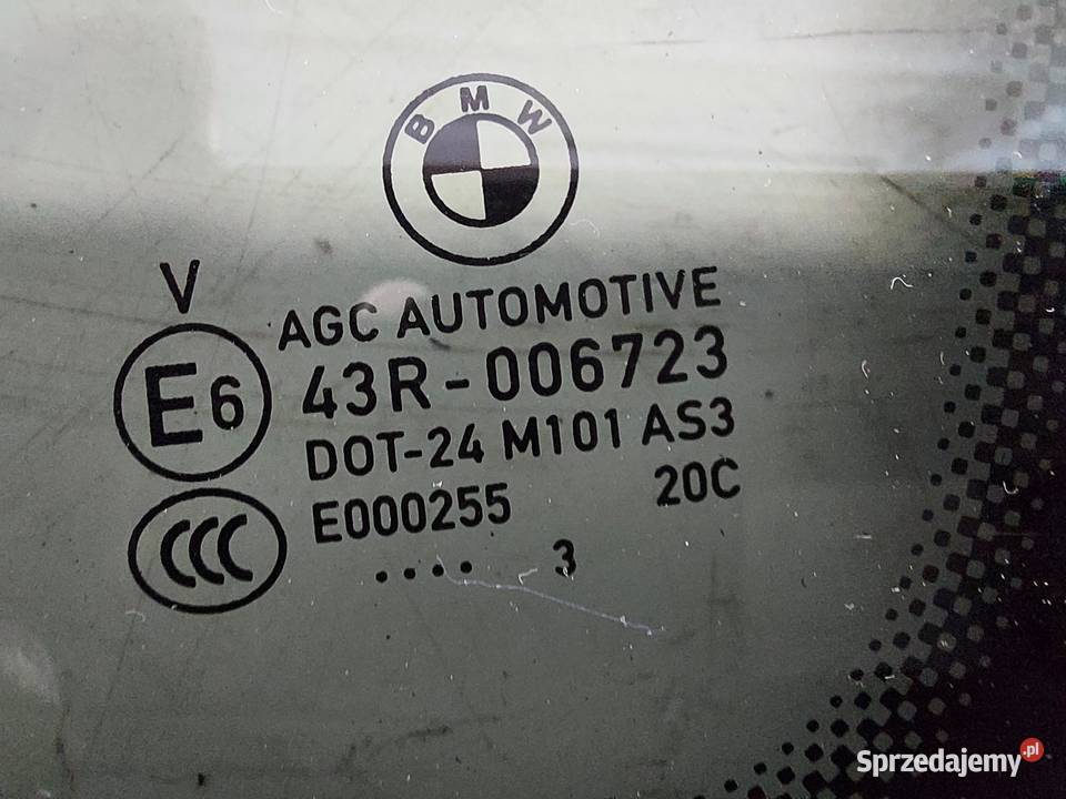 BMW iX1 X1 U11 Szyba tył prawa 2023 AS3 9451582