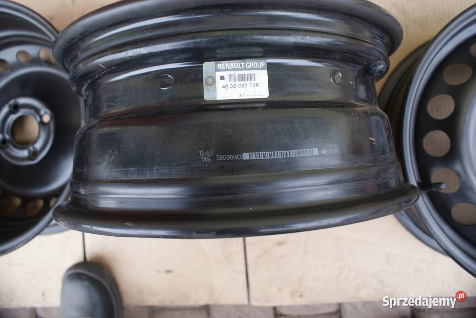 Stalowe 4x100x601 6Jx15 ET50 Renault Clio Dacia Opony i felgi Dynów