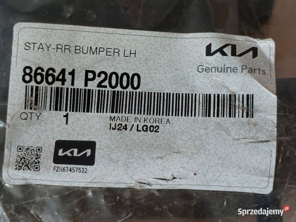 KIA SORENTO IV 20 STREFA ZGNIOTU ZDERZAK LEWY wielkopolskie