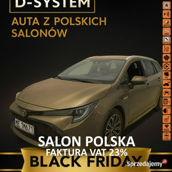Toyota Corolla Salon Polska 20 HYBRID 1wł z Białystok