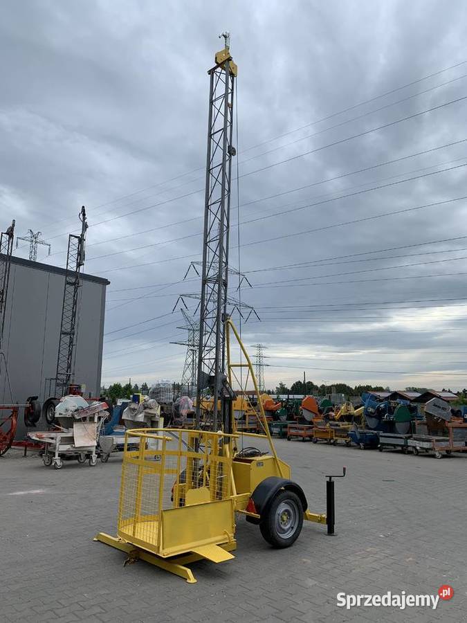 Winda budowlana podnośnik koszowy HERZOG 200 wielkopolskie Poznań