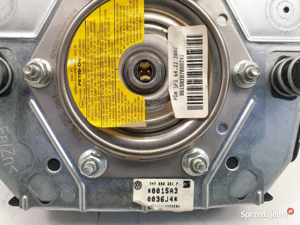 Seat Alhambra I lift PODUSZKA KIEROWCY Poduszki powietrzne Rudka