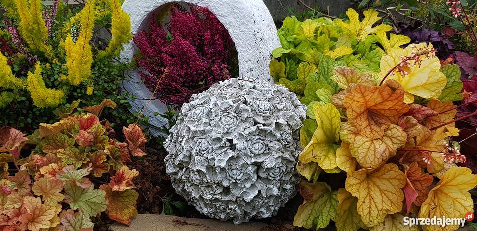 Kule betonowe różane zestaw 3 sztuki Architektura ogrodowa Jaworze sprzedam