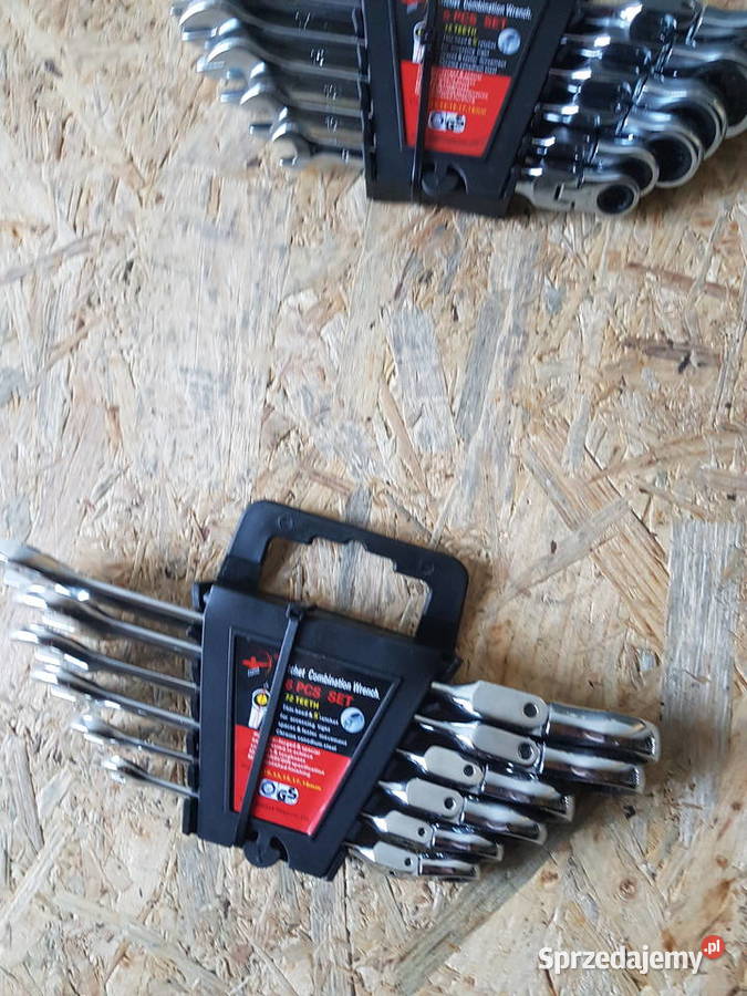 KLUCZE ŁAMANE PŁASKO OCZKOWE GRZECHOTKA 6el Ręczne