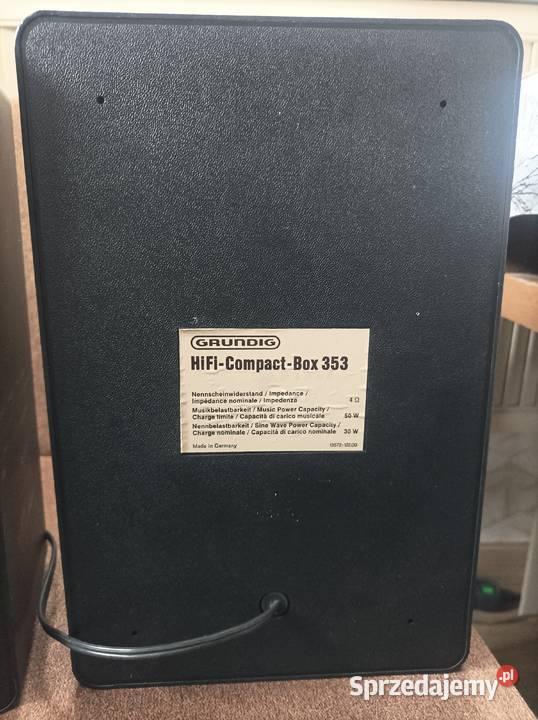 Grundig HiFiCompactBox 353 kolumny Słuchawki i głośniki Płock