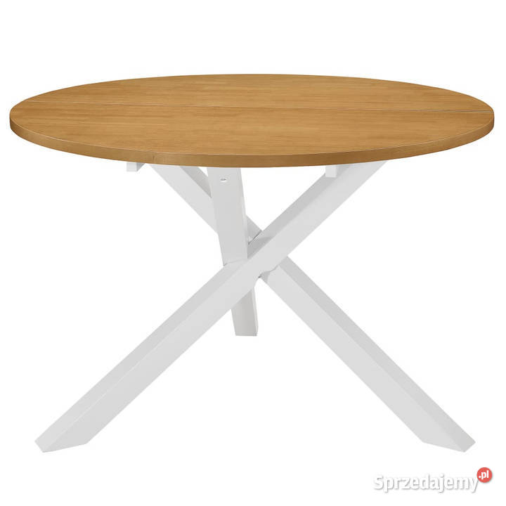Stół jadalniany biały 120x75 MDF WM247631 mazowieckie Warszawa