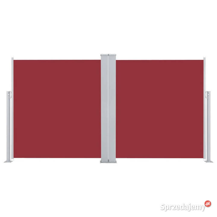 Zwijana markiza boczna 170 x 600 czerwona Warszawa