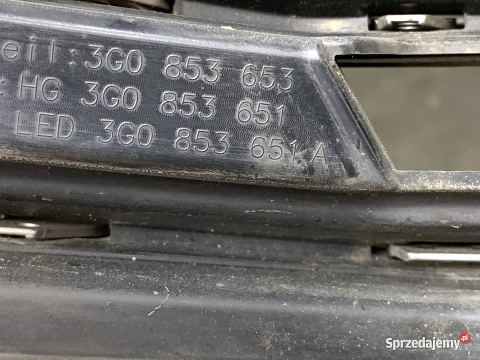 ATRAPA GRILL VW PASSAT B8 3G0853653 Kombi KRATA osobowe Atrapy