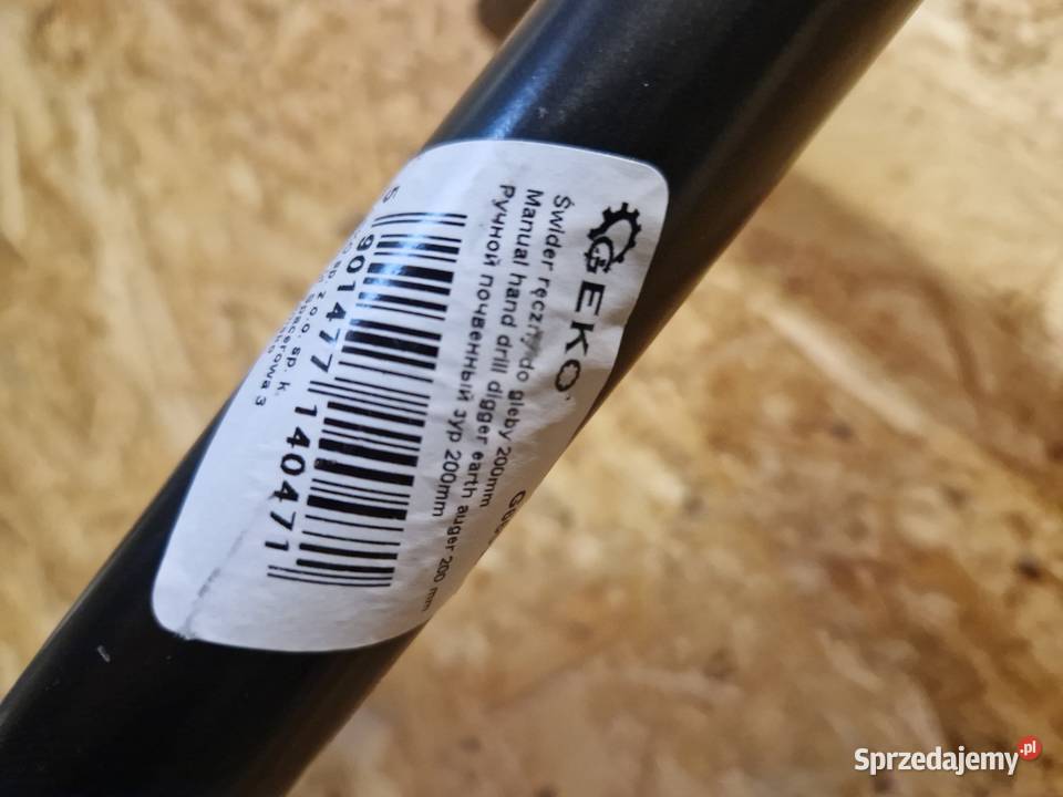 Świder ręczny do gleby 200mm 150 G66514 wielkopolskie Głogowa sprzedam