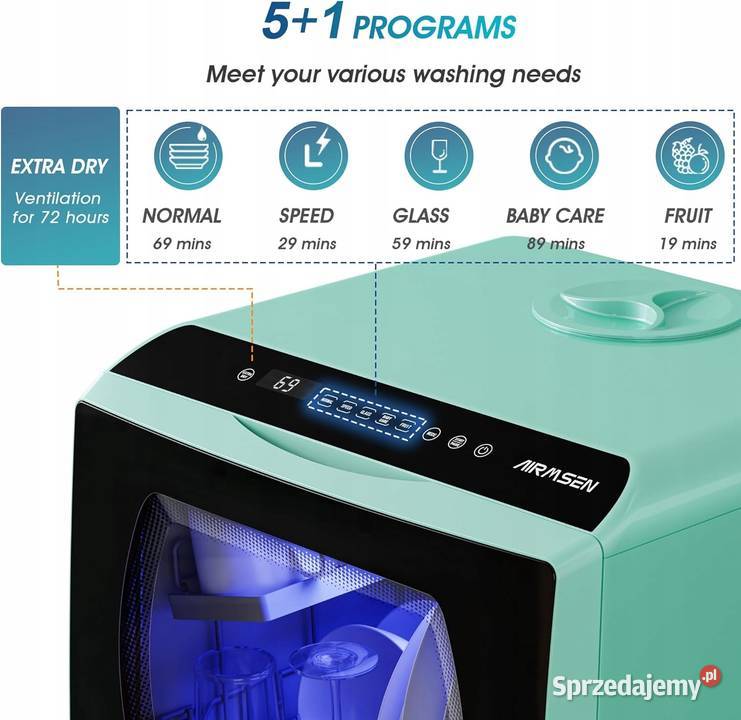Zmywarka wolnostojąca AIRMSEN B0CTQ1V6HZ