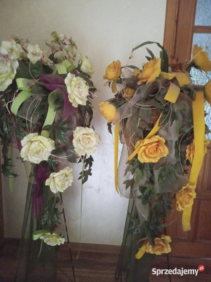 kompozycje kwiatowe na stojaku Siedliska