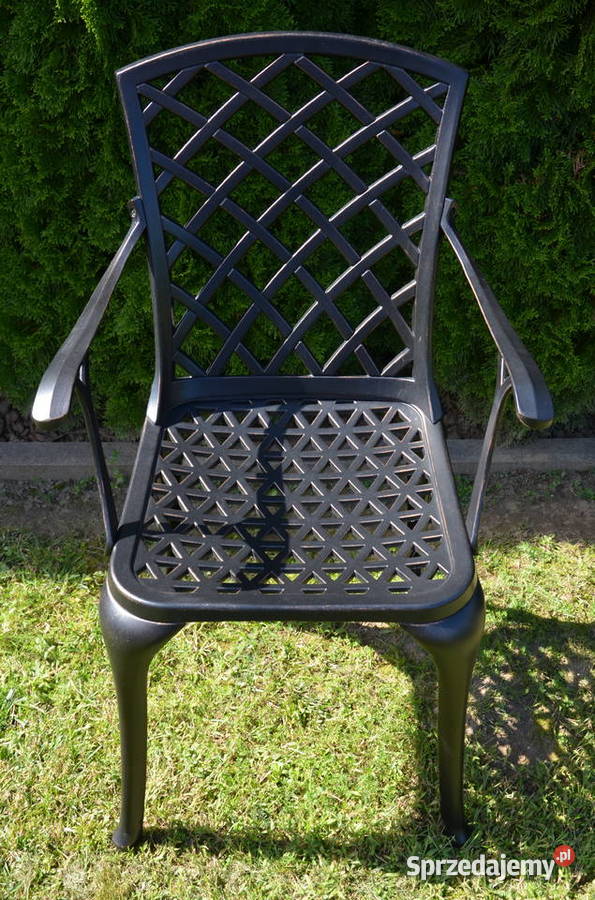 Krzesła ogrodowe metalowe taras balkon Tarnów