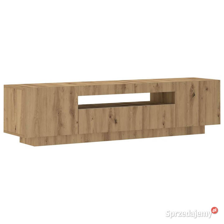 Szafka pod TV z oświetleniem LED dąb artisan RTV Warszawa sprzedam