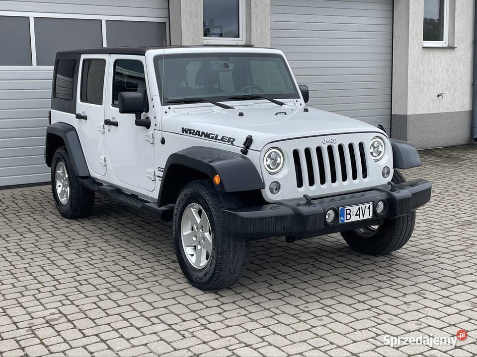 JEEP WRANGLER 36 UNLIMITED 4x4 AUTOMAT ZAMIANA Rok produkcji 2016 Białystok