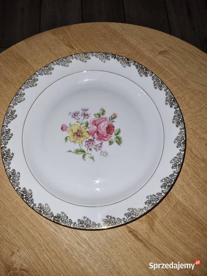 Talerz Porcelana Francuska Limoges Unikat