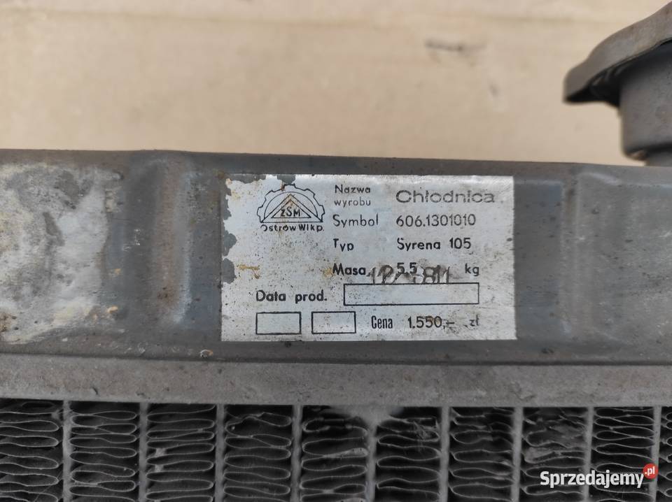 Chłodnica Syrena 105