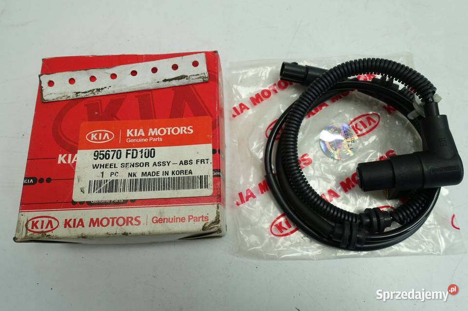 Kia Rio CZUJNIK ABS 95670FD100 PRAWY PRZÓD Układ ABS i ESP Rudka
