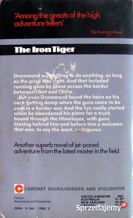 The Iron Tiger Jack Higgins Limanowa