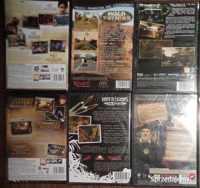 retro gry PC 6 sztuk Nostradamus CI games podkarpackie Rzeszów sprzedam