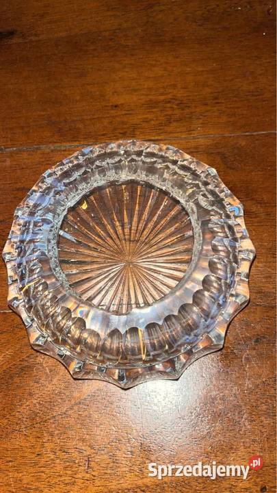 Kryształowa popielniczka Piękna Z czasów PRLu Gdańsk sprzedam
