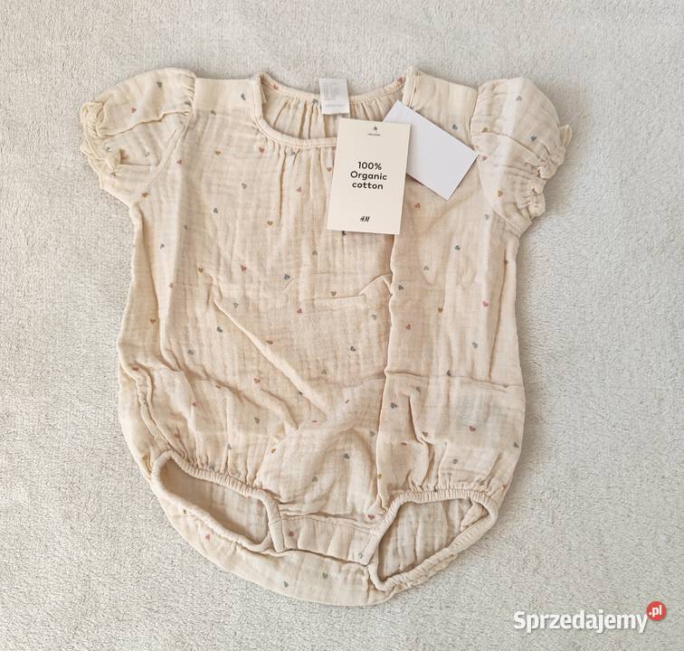 Body HM 74 niemowlęce bawełna muślin rompers Szczecin