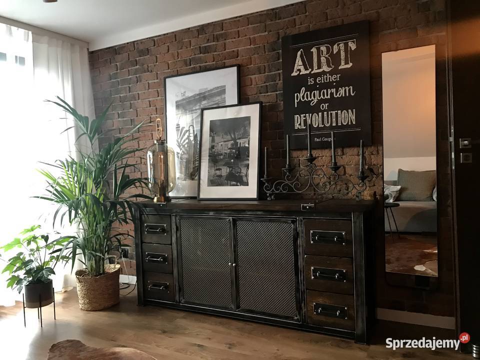 Industrialna komoda TV szafka loft 80cm mazowieckie Warszawa