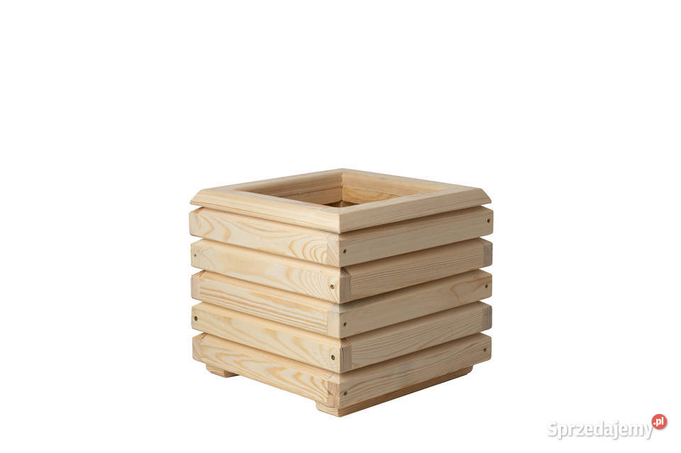 Donica osłona 3D drewniana sosnowa MAŁA Kalety