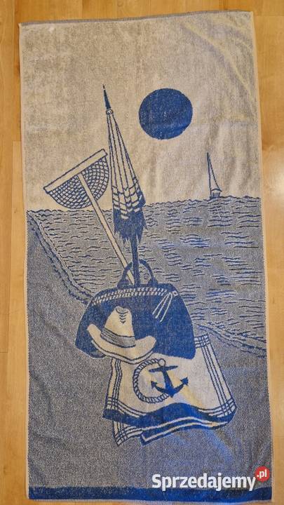 RĘCZNIKI FROTE zestaw 2 70x140 niebieskie lata lubelskie Lublin