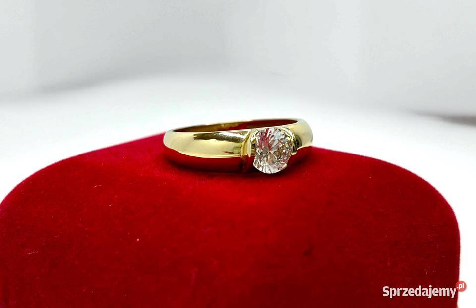 Nowy Złoty Pierścionek pr 585 285g R15 Pierścionki Elbląg